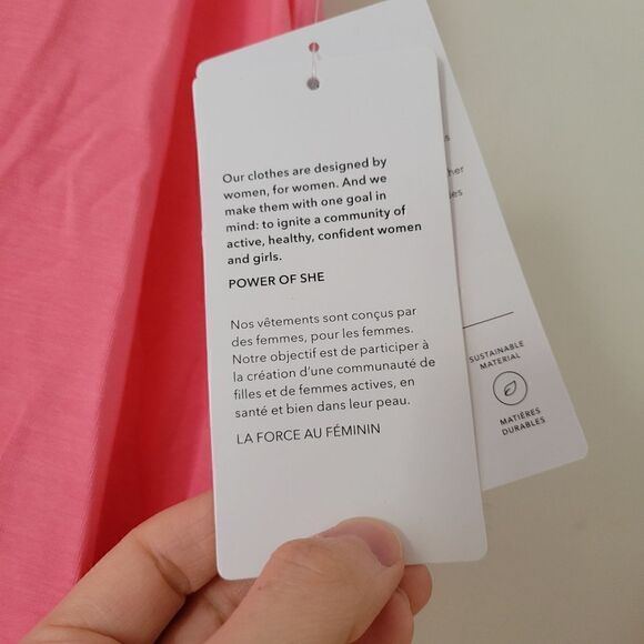 Athleta Nighttime Bliss Sleep Cami Pink S NWT - Picture 3 of 7